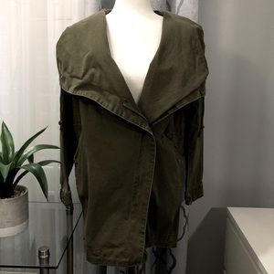 Green Hooded Jacket